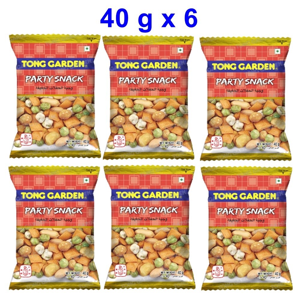 Beans Baked With Crispy Flour Snack Tong Garden Delicious Picnic Party 40 g x 6