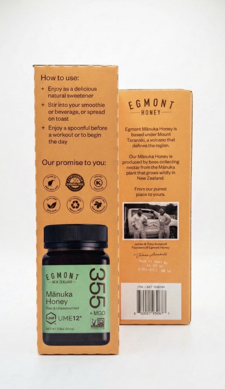 Egmont Honey Rich and Creamy Manuka Honey, UMF 12+, 17.6 Ounce