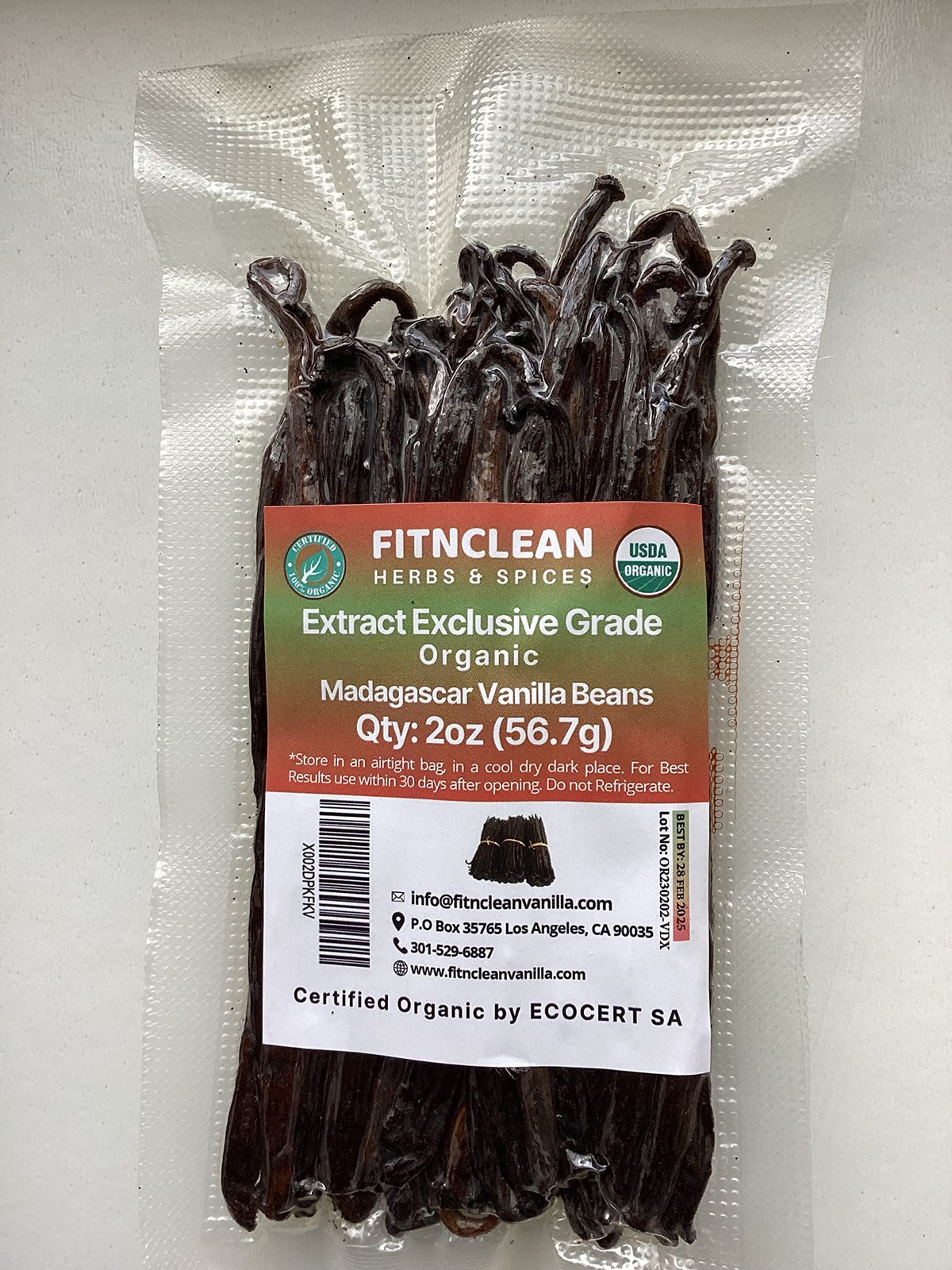 2oz Madagascar Organic Vanilla Beans Extract Exclusive 2 Ounce (Pack of 1)