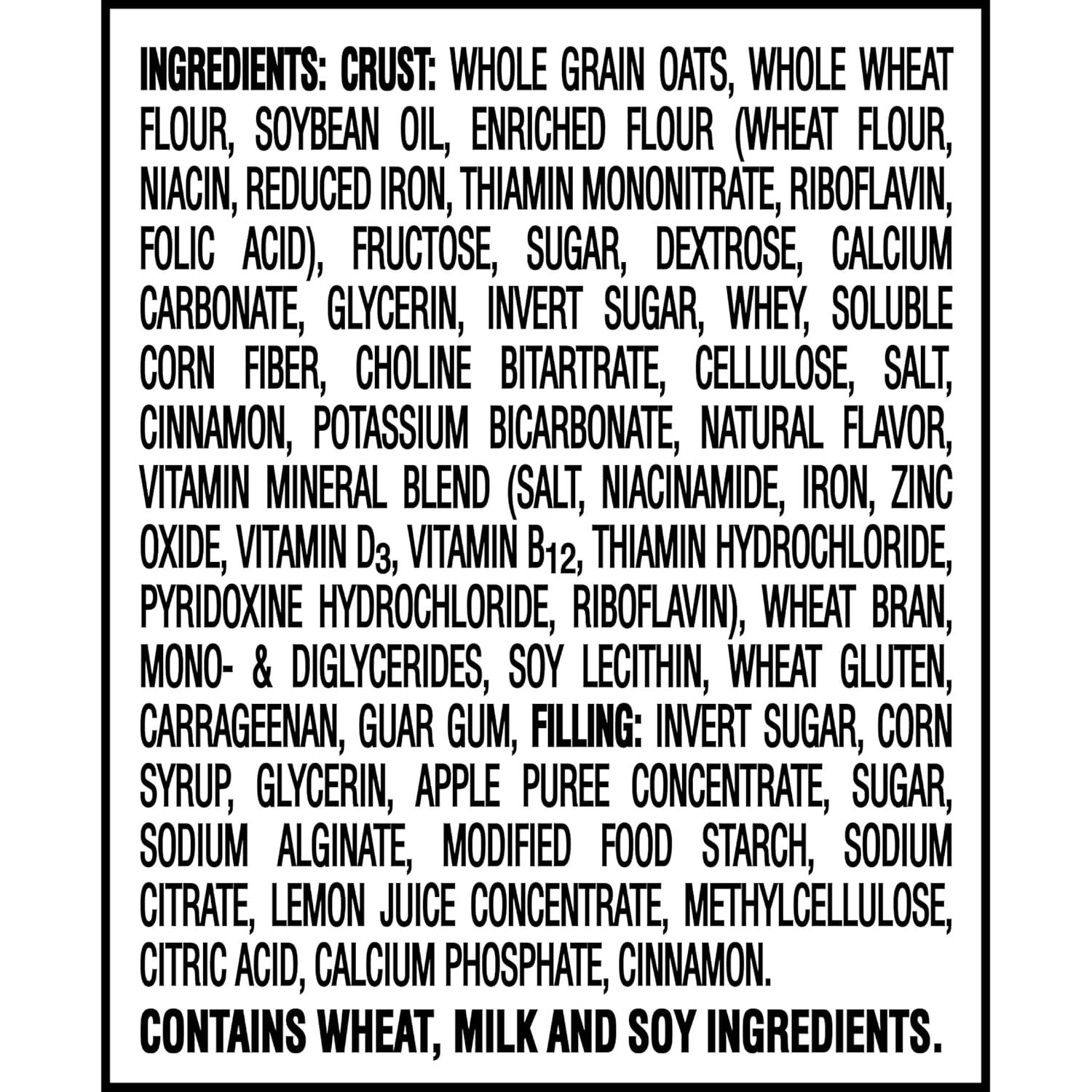 Whole Grain Breakfast Bars Variety Pack 32 Count Kids Snacks Chewy and Delicious
