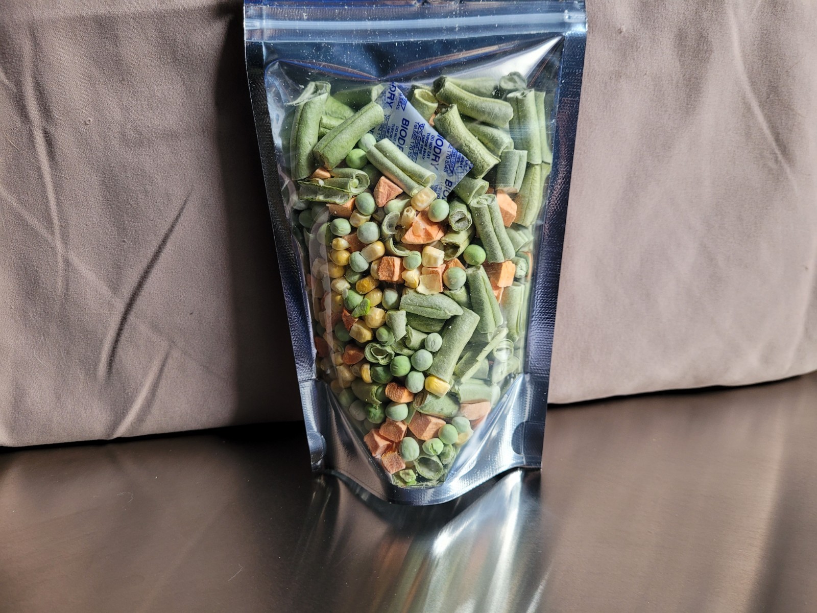 Freeze Dried Mixed Vegetables~Camping Stable Soups Stews~Carrots Corn Peas Beans