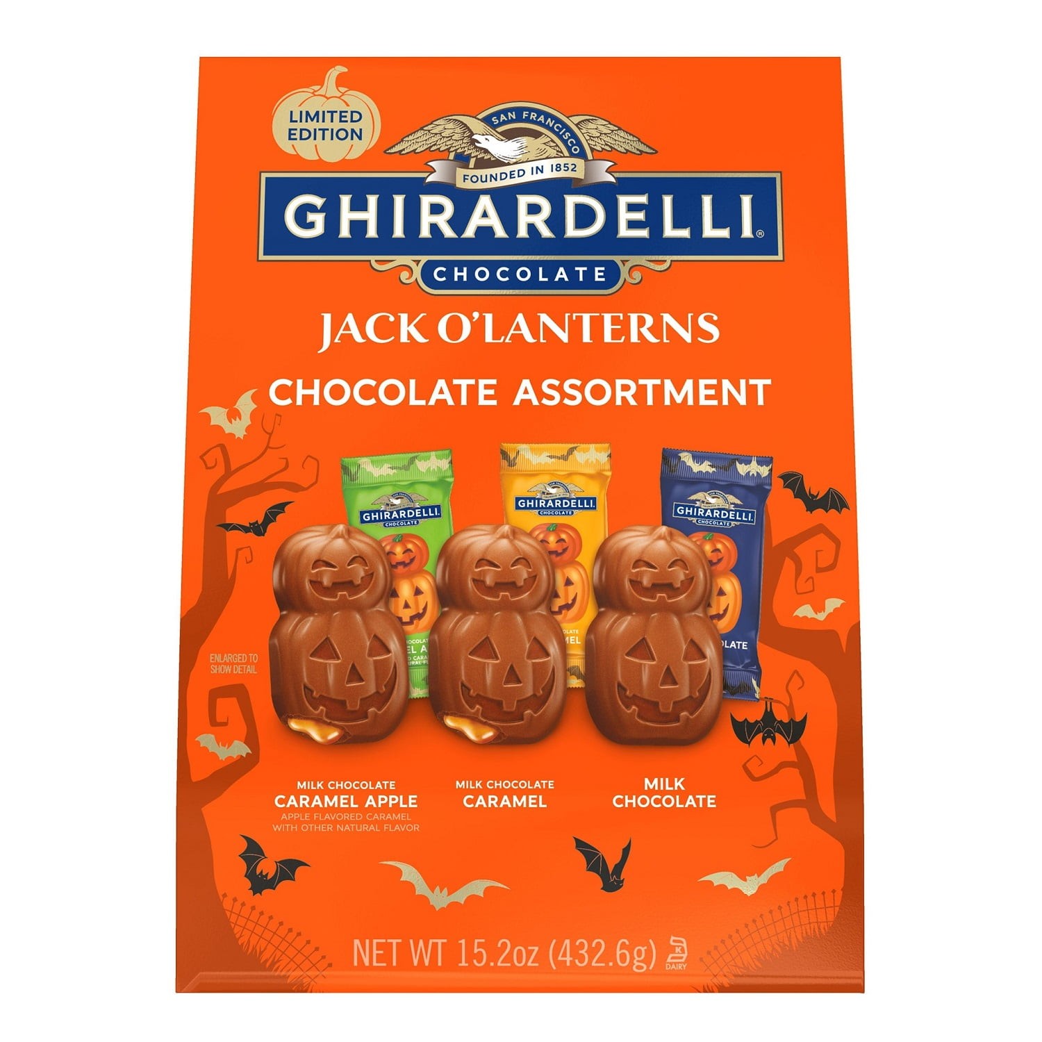 Ghirardelli Limited Edition Jack O’Lanterns Chocolate Assortment – 15.2 oz