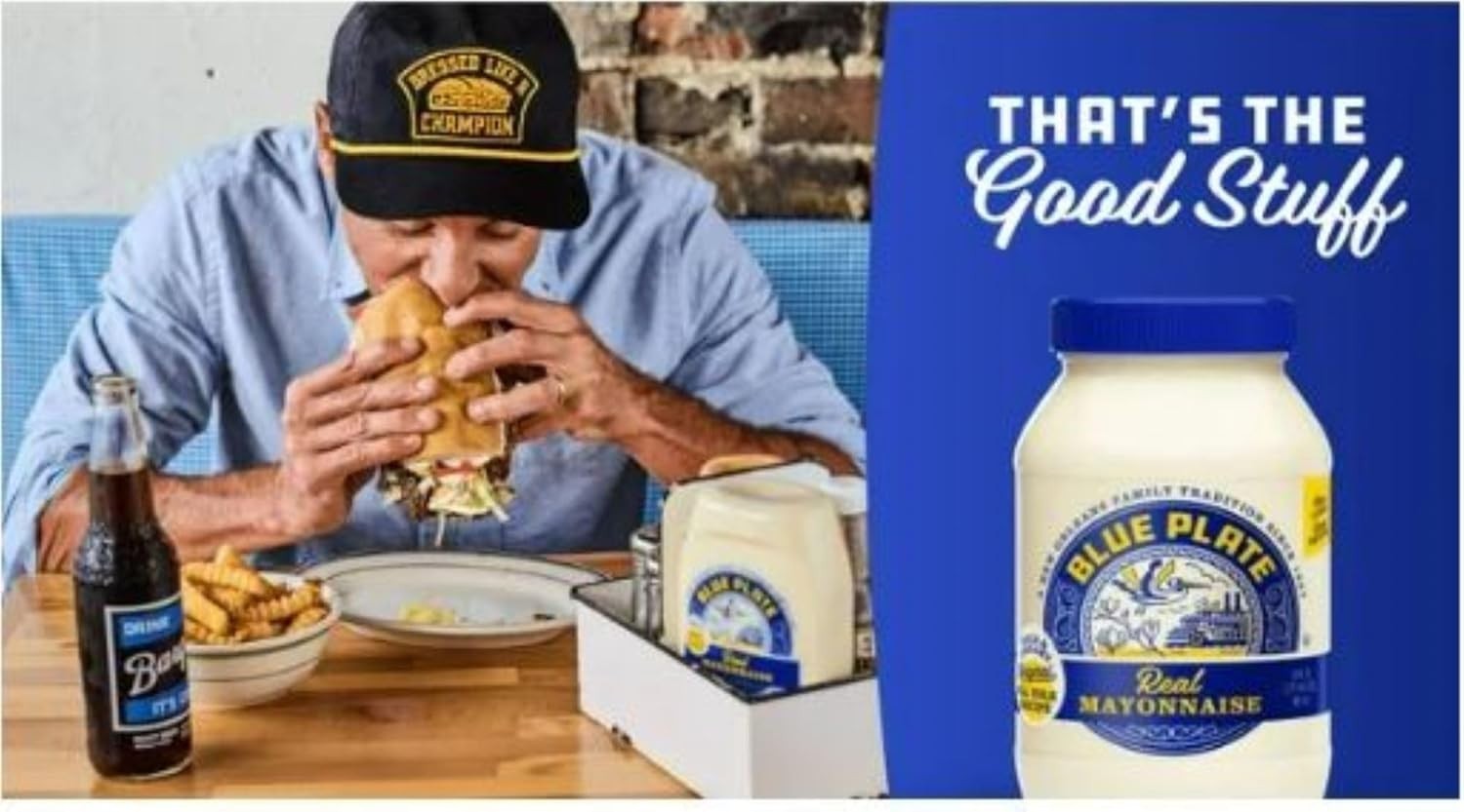 Blue Plate Real Mayonnaise, 30-Ounce Jar, Homestyle Mayo For Chicken Salad to