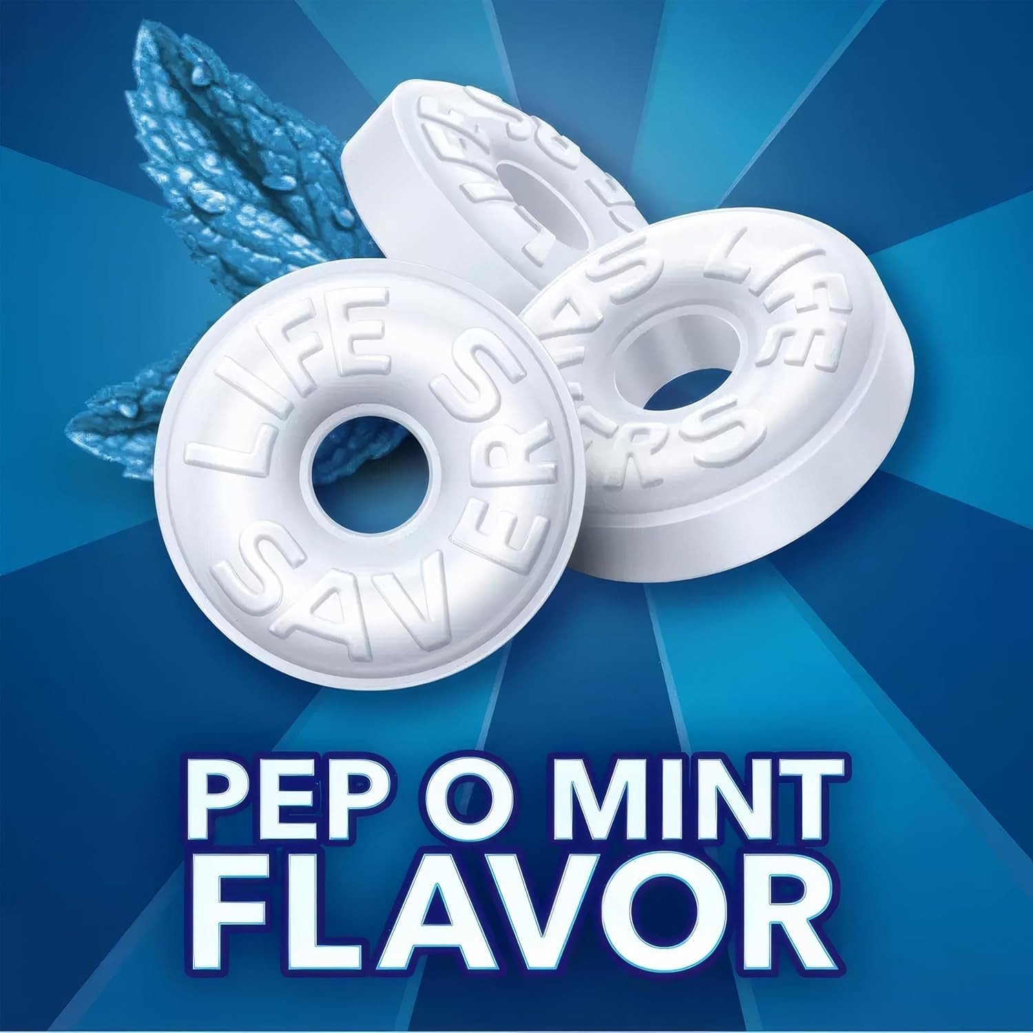 Life Savers Pepomint, Peppermint Flavored Mints, Bulk Hard Candy (2 Pounds) Sale