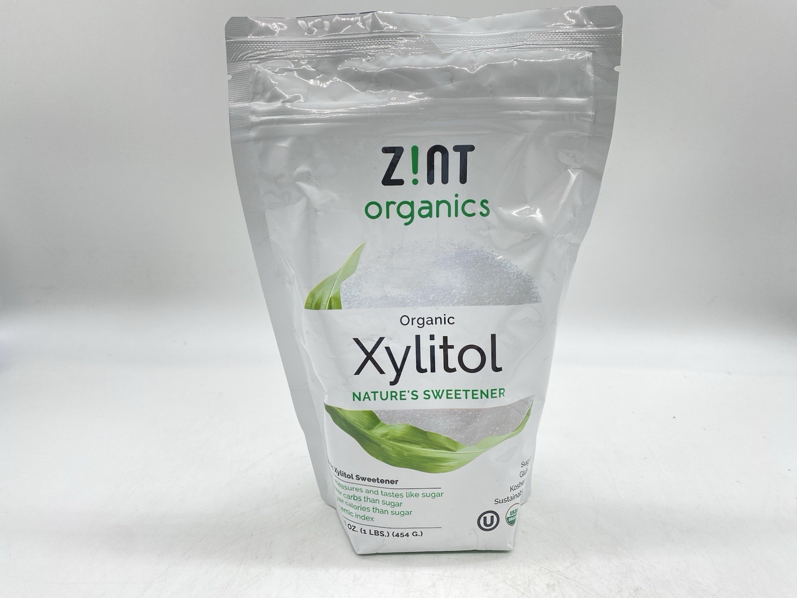 Zint Xylitol Nature s Sweetener 16 oz 454 g Gluten-Free, Kosher, Non-GMO,