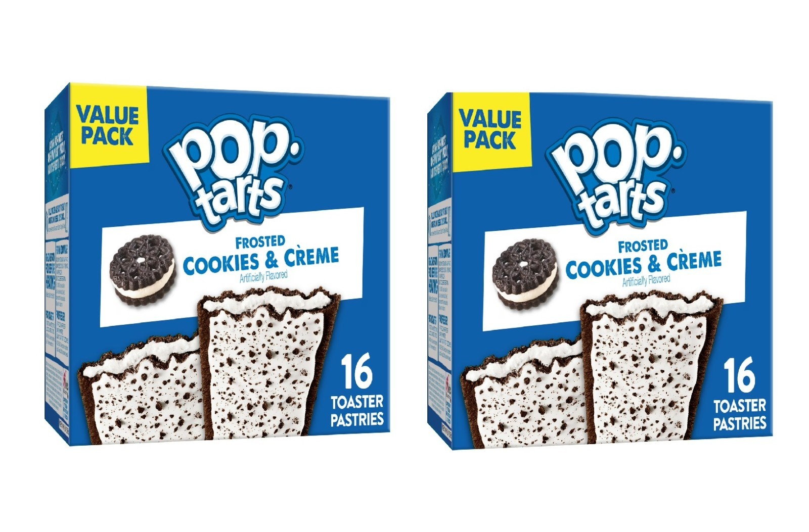 Pop-Tarts Frosted Cookies and Creme Toaster Pastries, Breakfast -27oz (32 Count)