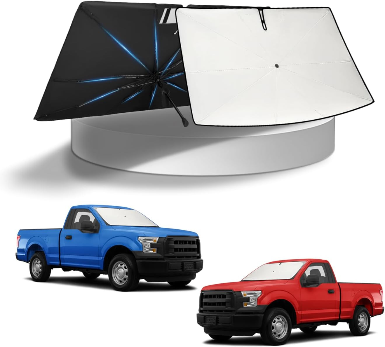 Sun Shade Umbrella for 2015-2020 Ford F150 F-150 F 150 | Custom Fit Windshield S