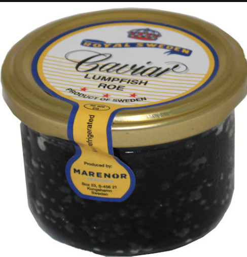 Royal Sweden JAR, Caviar Lumpfish ROE, 3.5oz/100g !! US SELLER !!