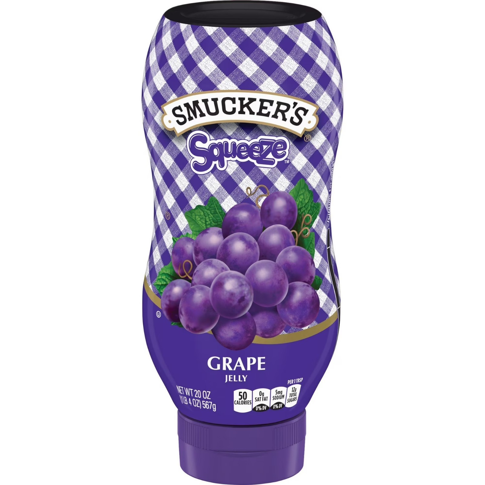 (2 pack) Smucker’s Squeeze Grape Jelly, 20 oz…