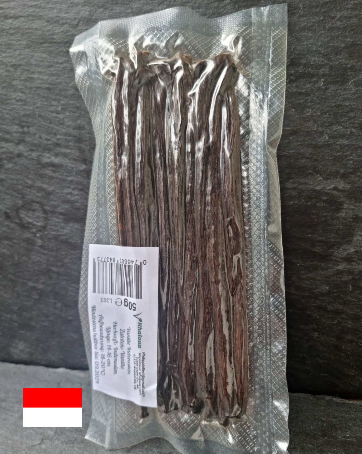 50G Vanilla Indonesia 14-16 Cm Cacao Tree Flavor Class A