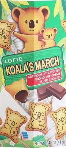 Lotte Koala’s March Cookie with Chocolate Cream, 1.45 oz