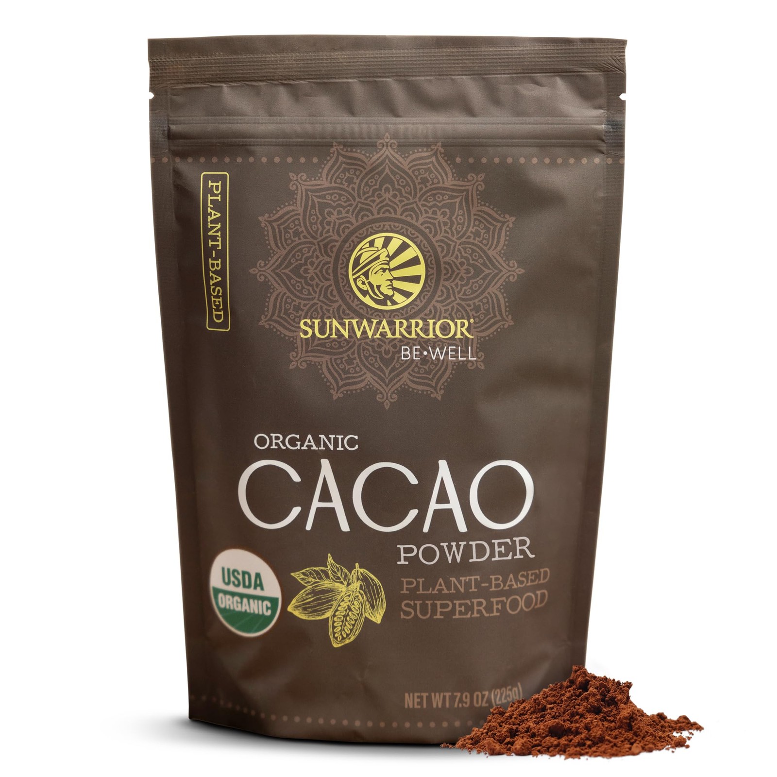 Pure Cacao Powder Organic Unsweetened & Raw | Premium USDA Organic Cacao Powd…