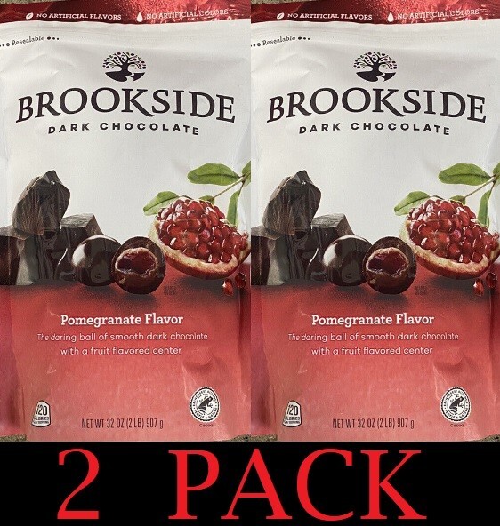 2x Brookside Dark Chocolate Pomegranate Candy 32 Oz Bag – FREE SHIP – 2 PACK