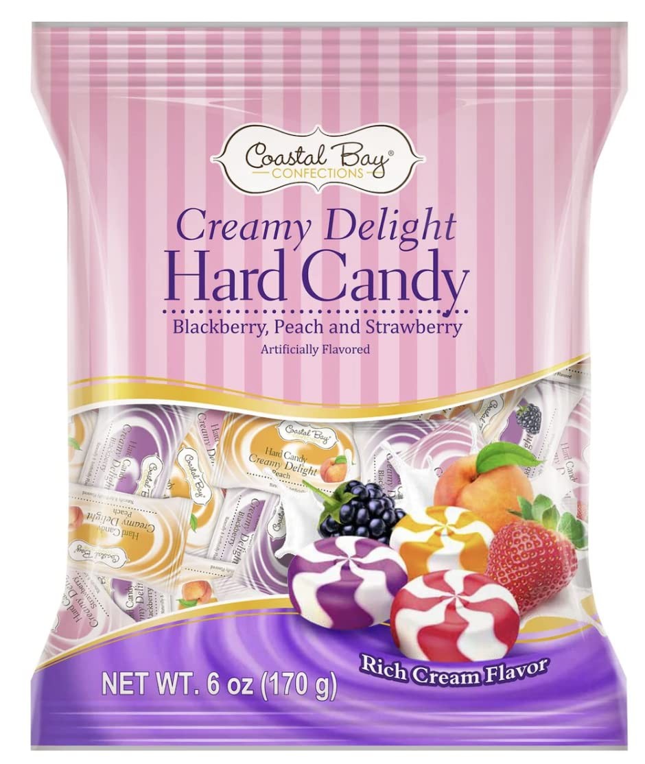 Creamy Delight Hard Candy 6 oz bag (2 bags 12 oz total)