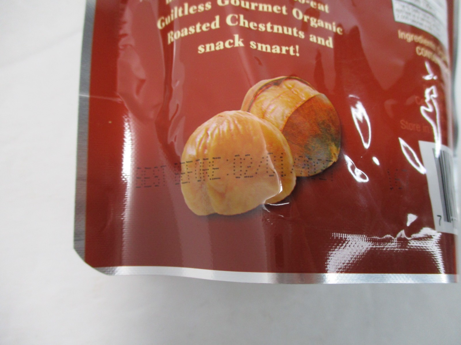 Guiltless Roasted Organic Chestnuts 4pk x 5.2oz -20.8oz 600g Peeled Tree Ripened