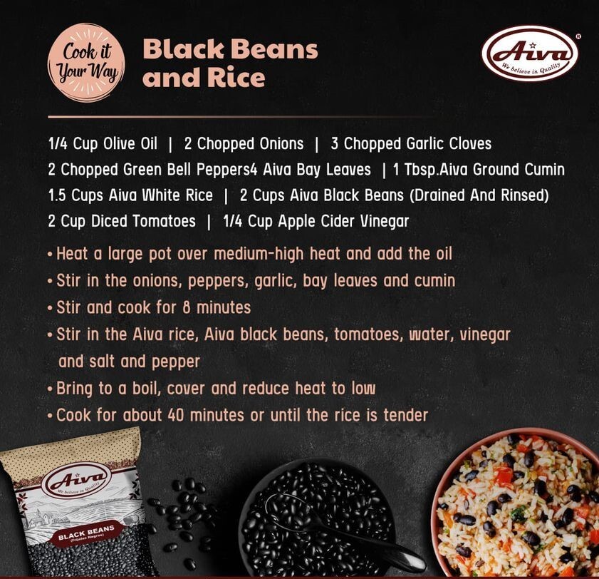 Aiva Black Beans 4 LB