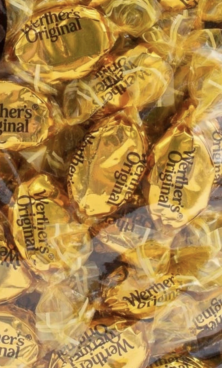 WERTHER’S ORIGINAL Hard Candy 4 lb – Bulk Bag Classic Cream and Caramel Flavo…