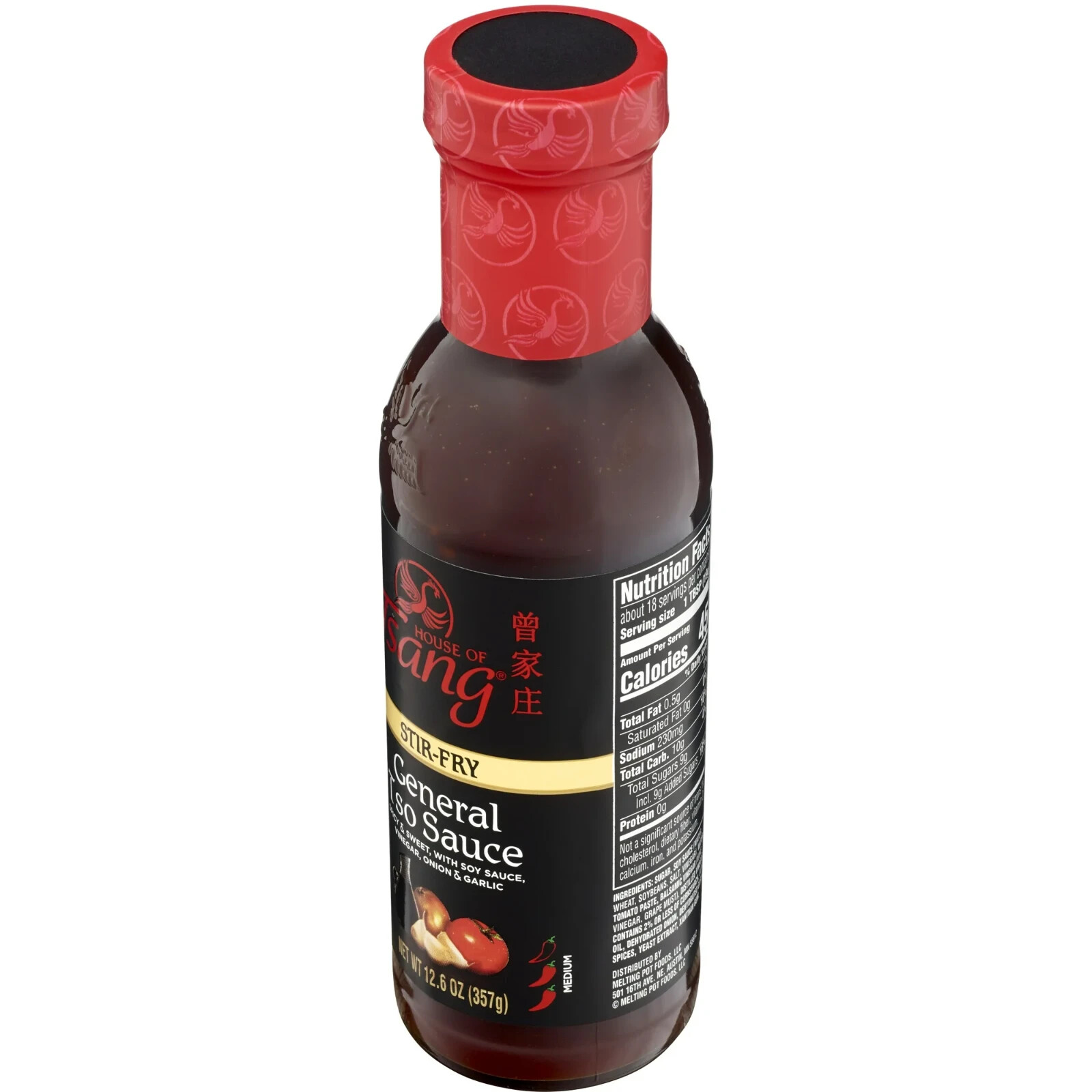 Authentic HOUSE OF TSANG General Tso Stir-Fry Sauce – 8 Pack (12.6 oz each)