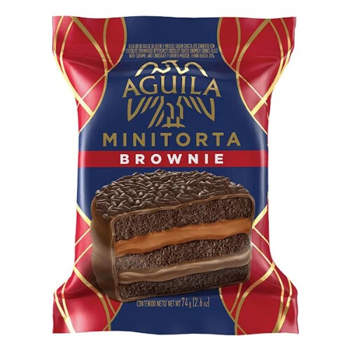 Aguila – Alfajor Minitorta Brownie x12 Unidades / 12 Units