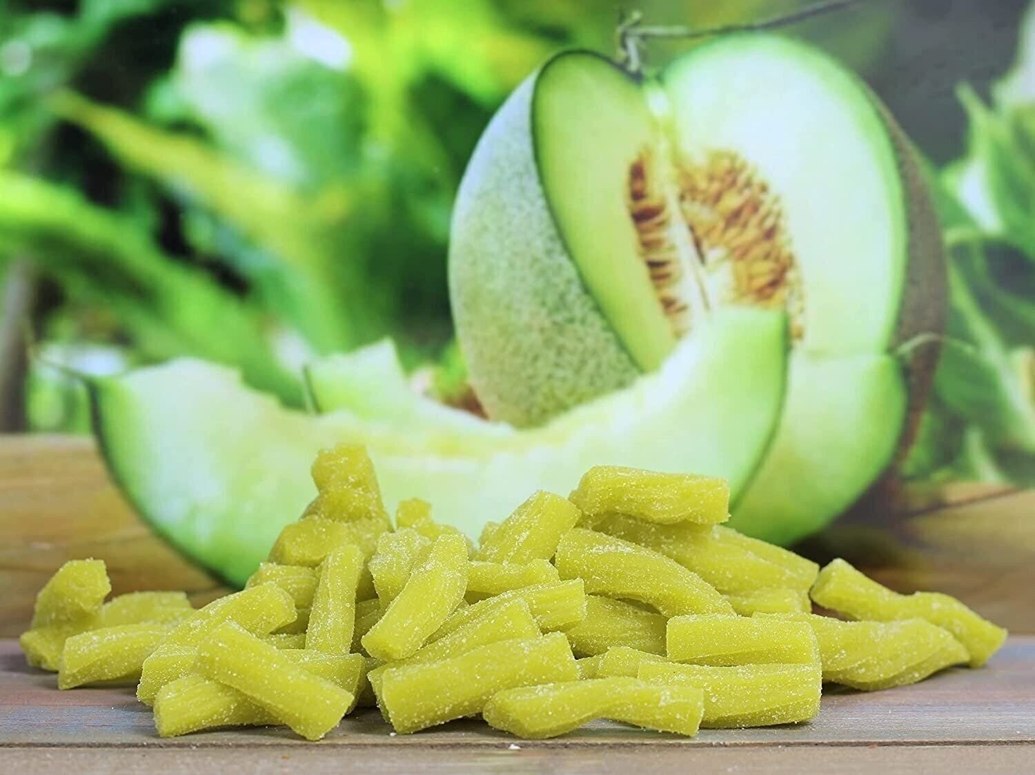 Sour Honeydew Fruit Licorice Bits by Its Delish 2 Lbs