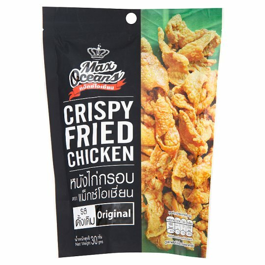 6 x Max Oceans Crispy Chicken Skin Party Snack 30 g