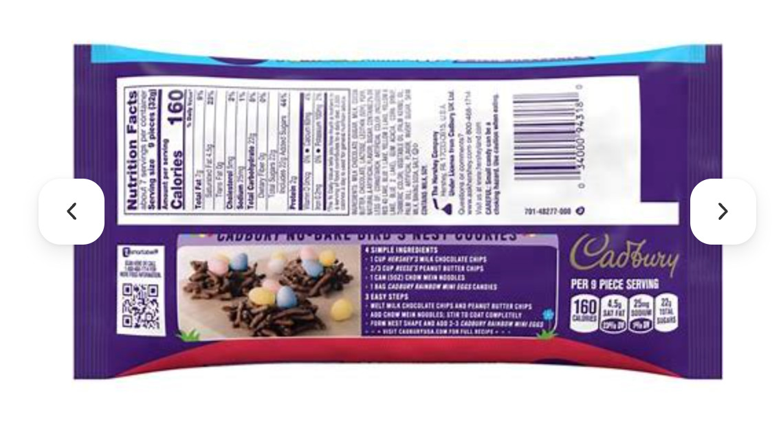 3Pack Cadbury Mini Eggs Chocolatey Candy 16oz EXP 05/2027