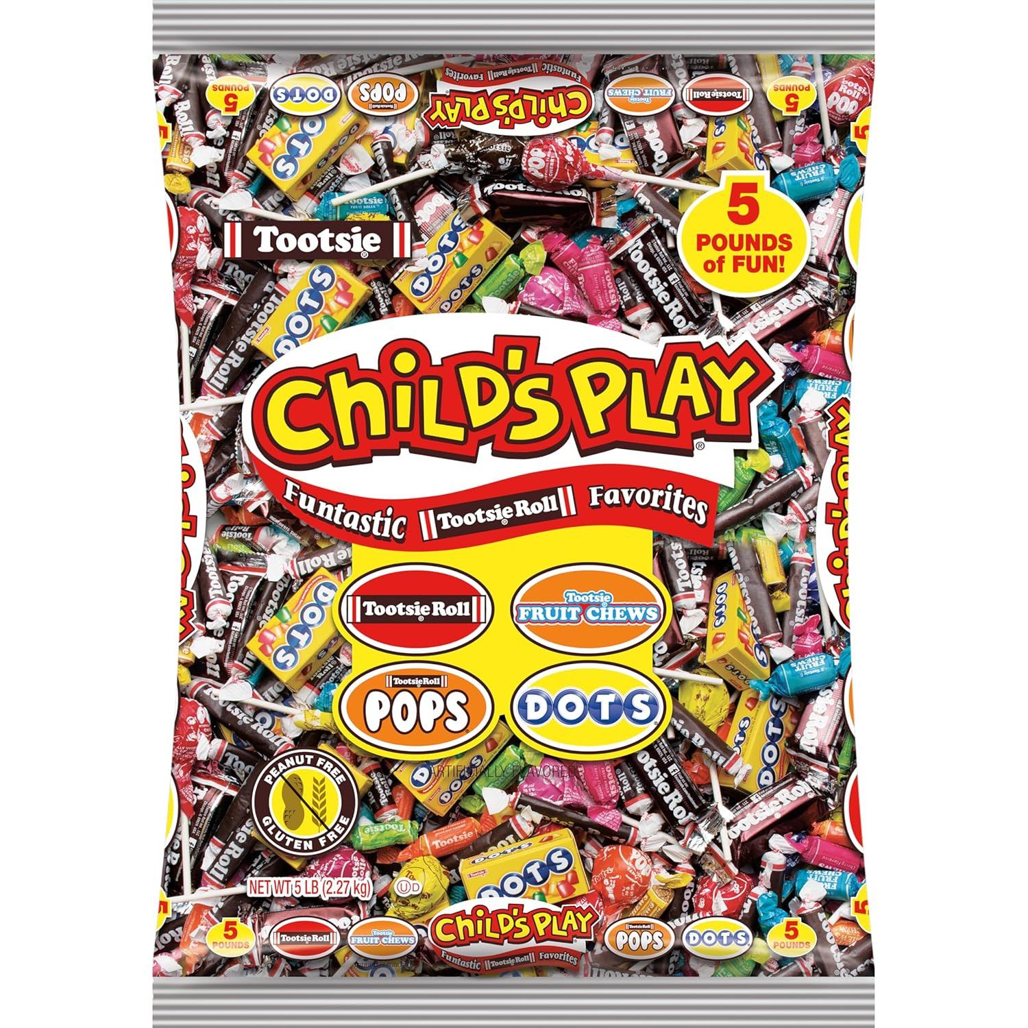 Tootsie Roll Child’S Play Candy Favorites with Bonus Mobile Game, 5 Pounds of In