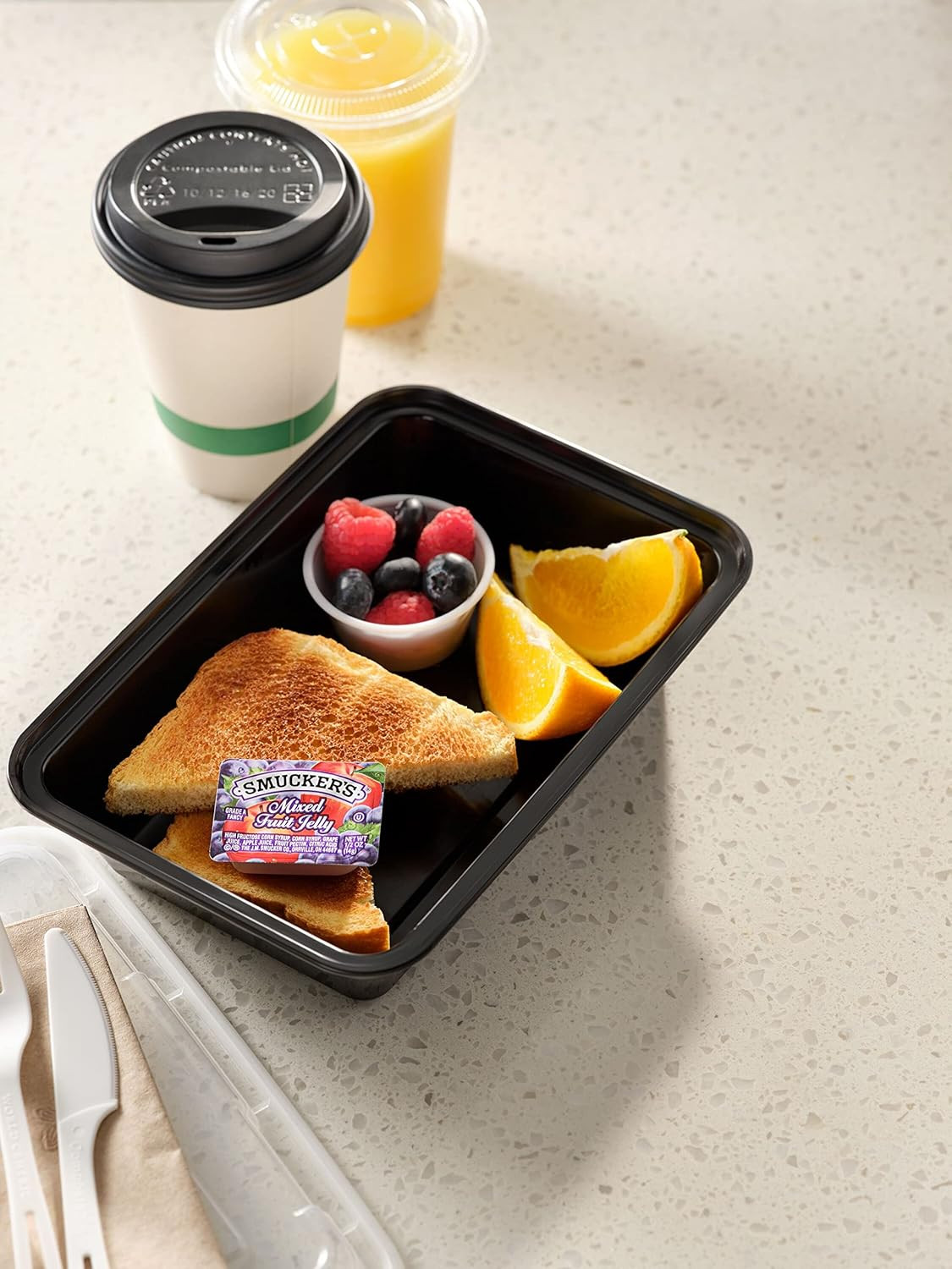 Mixed Fruit Jelly, 1/2 Oz Plastic Portion Control Cup Cup, 200 Count Case