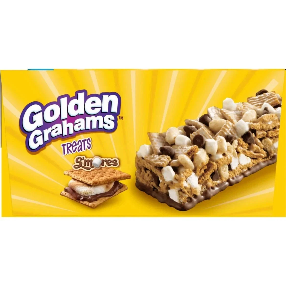 Golden Grahams breakfast cereal treat Bars S’mores,Snack Bars 16 Ct, 16.96 oz…