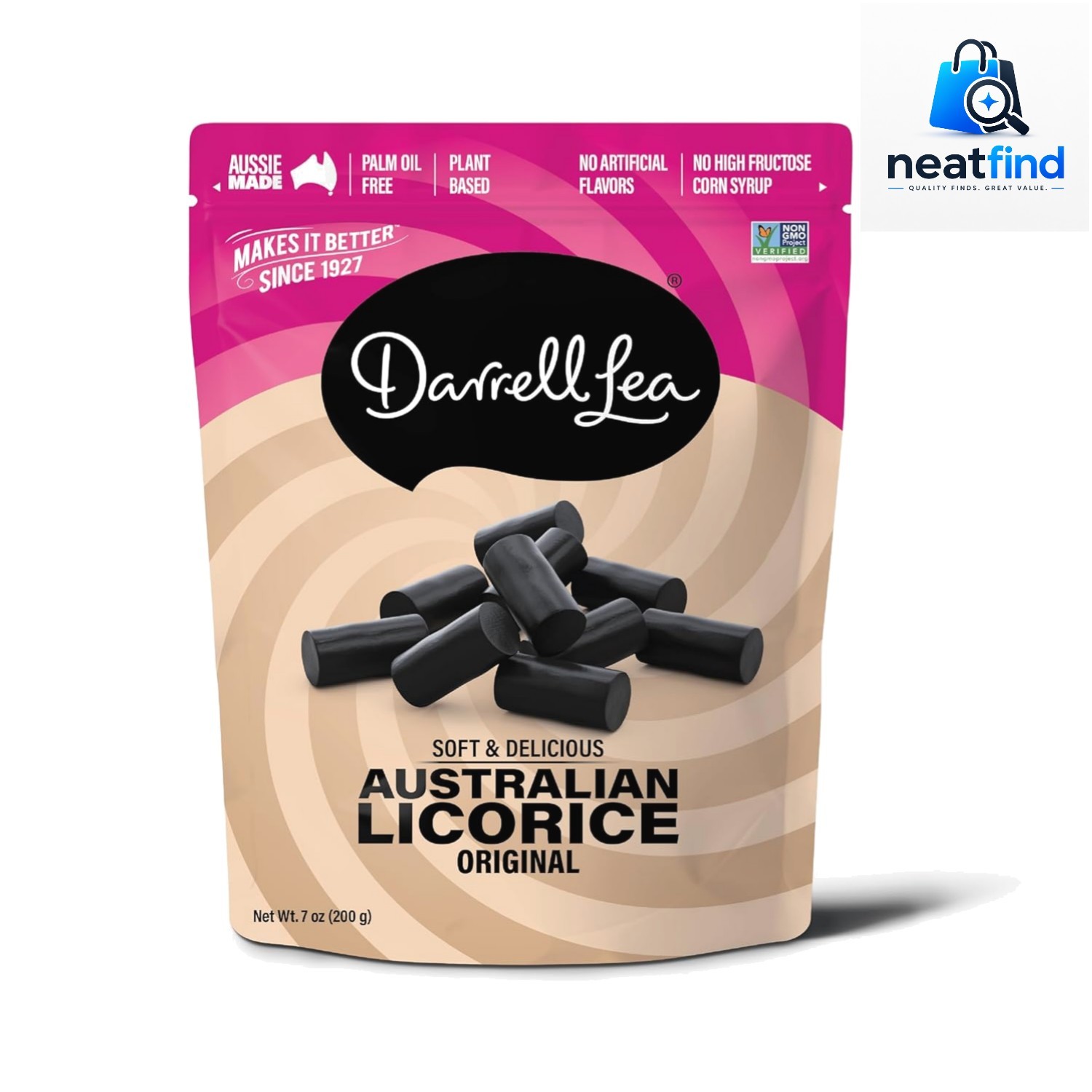 Soft Australian Licorice, Non-GMO, No Palm Oil, Vegetarian Friendly, No High …