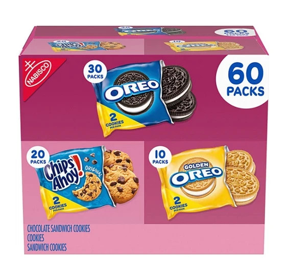 Nabisco Sweet Treats Variety Pack, 60 pk. FREE shipping