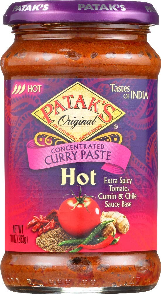 Pataks Curry Paste 10 Ounce Premium Quality Cooking Paste for Indian Dishes