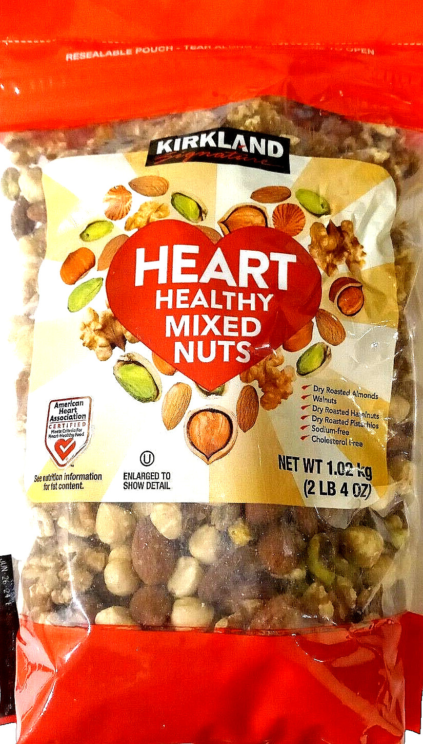 Kirkland Signature Heart Healthy Mixed Nuts 36 Oz (1.02kg) EXP 03/2025