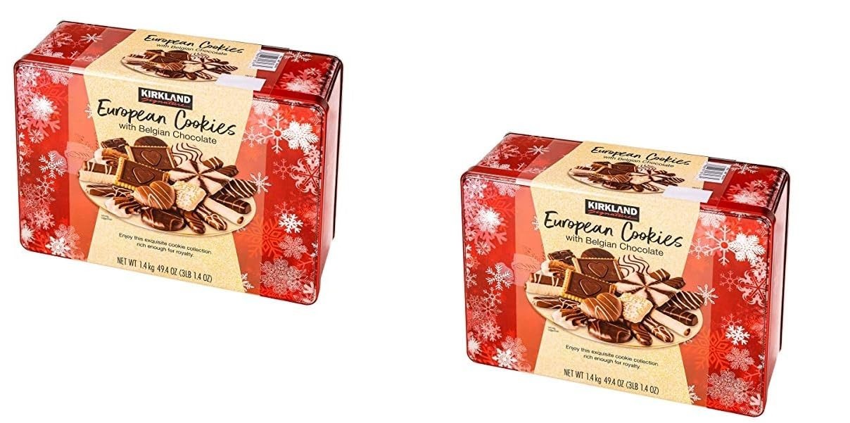 Kirkland Signature European Cookies Belgian Chocolate 2-Pack 49.4oz Gourmet
