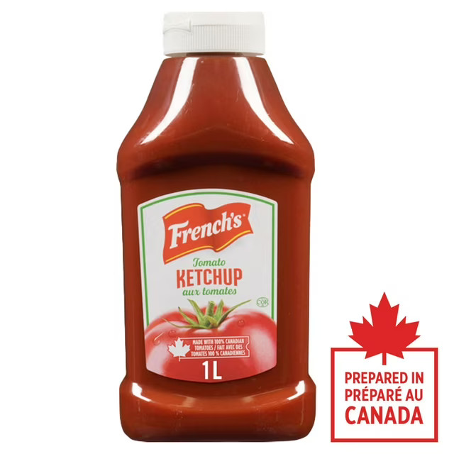 2 x French’s Canadian Ketchup 33.8 fl.oz. /1 L.
