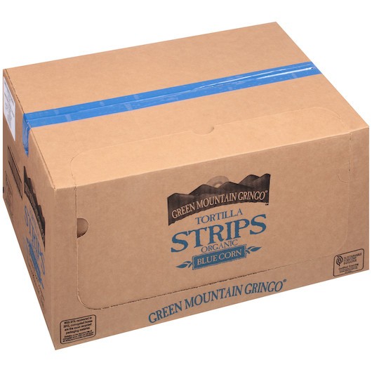 Green Mountain Tortilla Chips Organic Blue, 0.5 Pounds, 12 Per Case