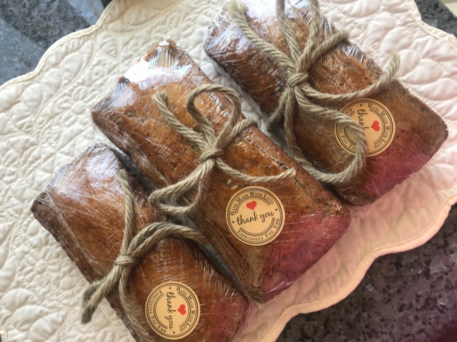 Home made Walnut Banana bread
