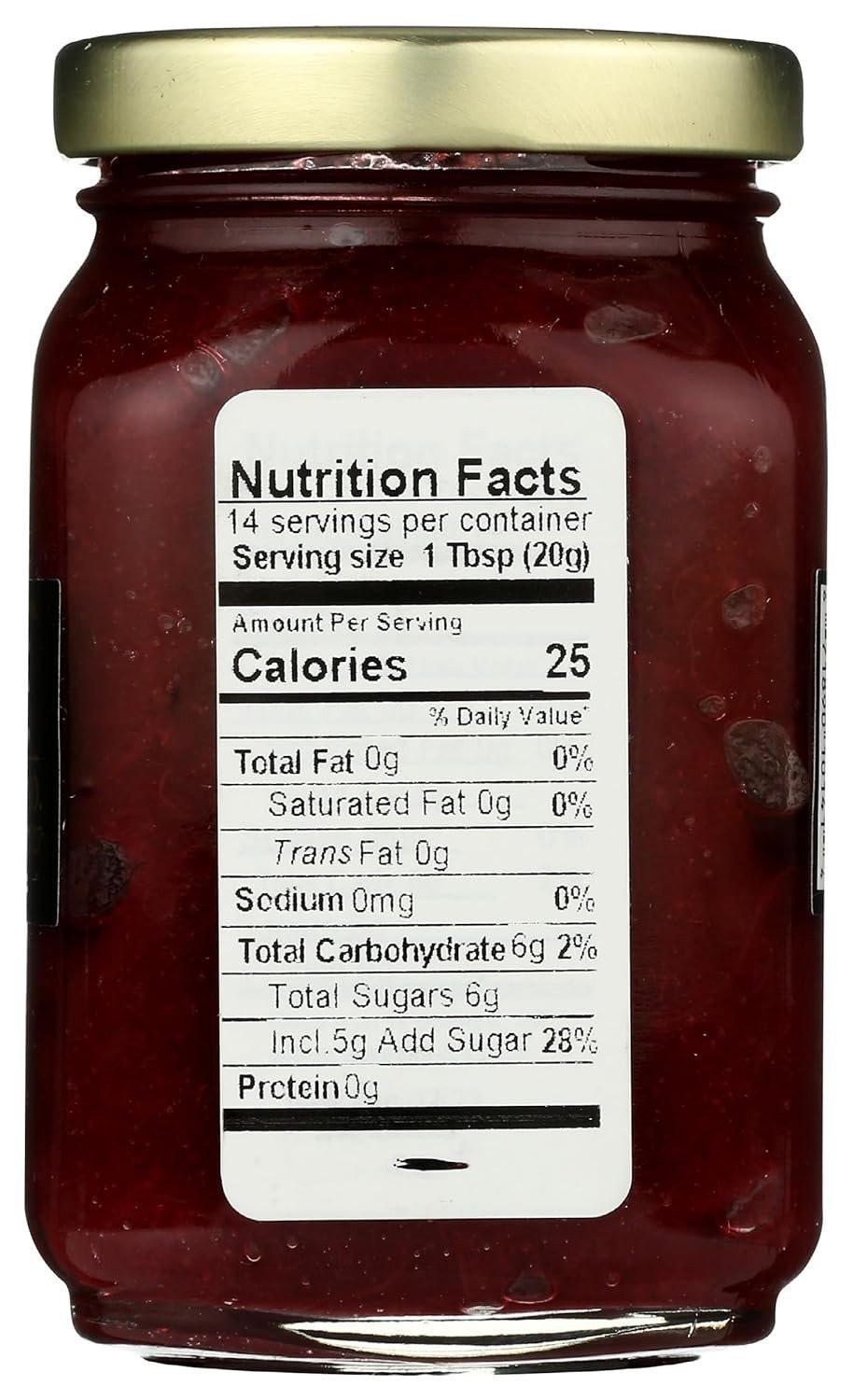Mountain Fruit Company Natural Fruit Spread Jam & Jelly 9.5 Ounce
