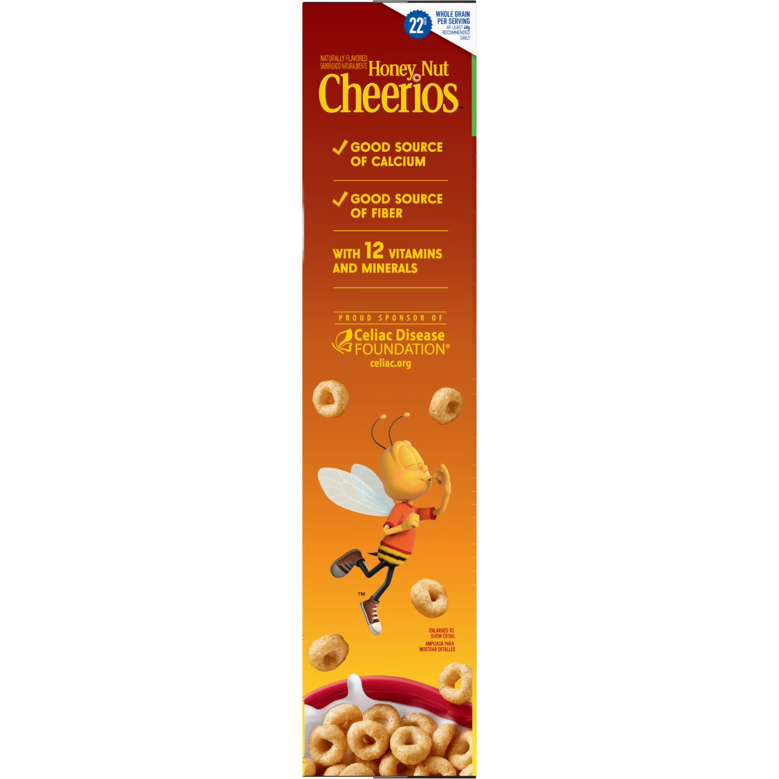 Honey Nut Cheerios,Heart Healthy Breakfast Cereal, Mega Size, 27.2 Free Shipping