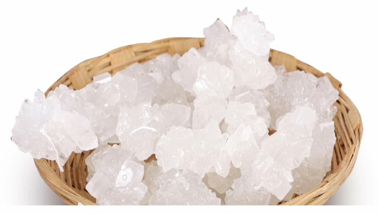 Indian Premium Untreated Mishri Crystal, Dhaga Mishri 100gm-1000gms FREE SHIP