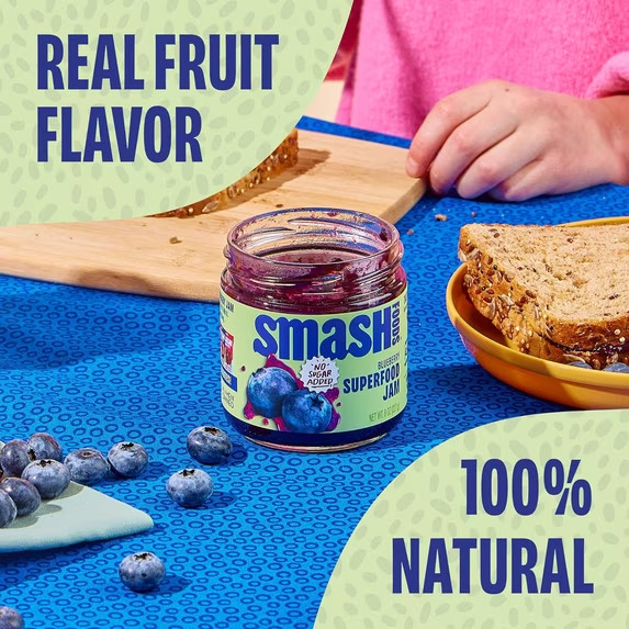 Blueberry Superfood Fruit Spread, No Sugar Added, 8 oz