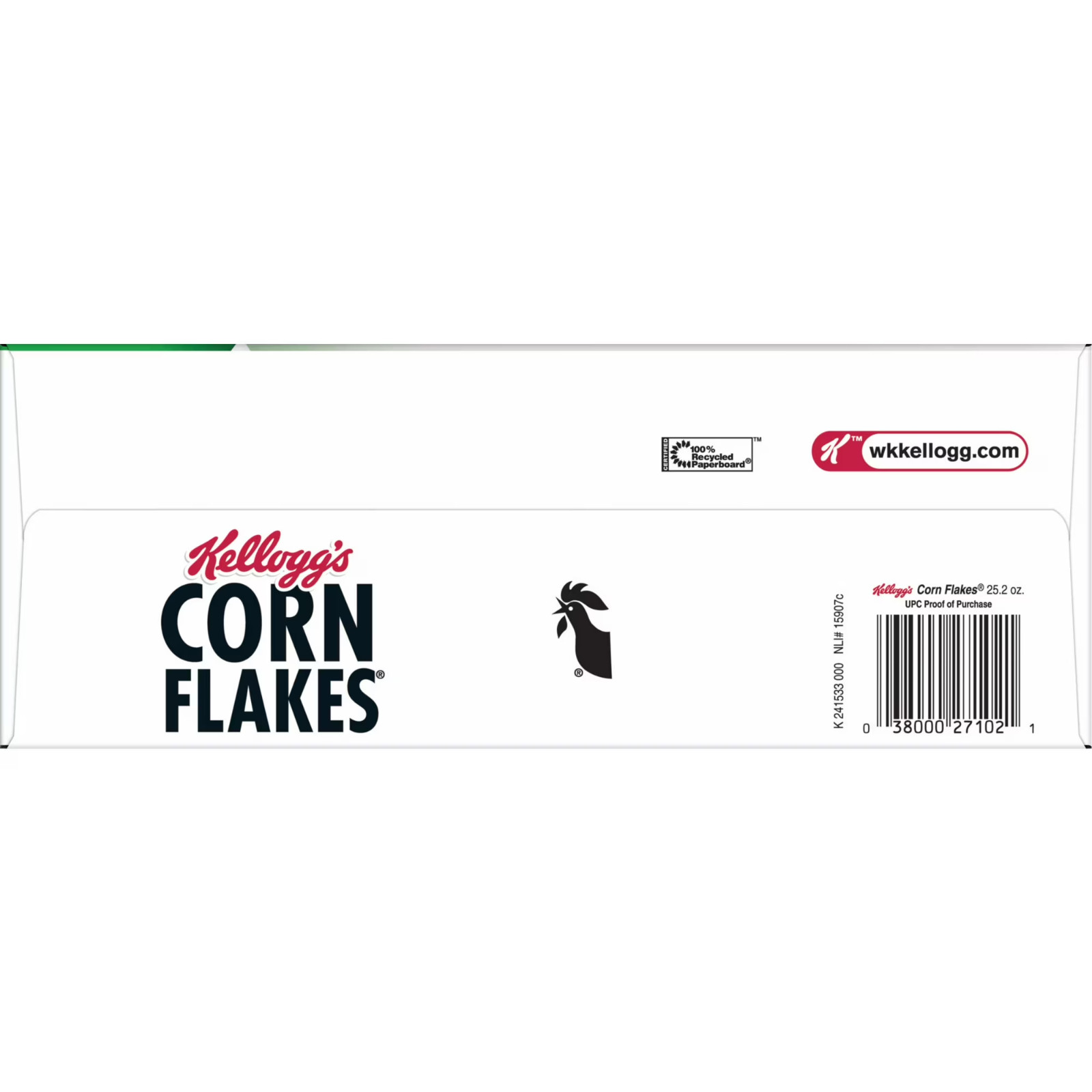 Kellogg’s Corn Flakes Breakfast Cereal, 8 Vitamins and Minerals, Mega Size, 25.2