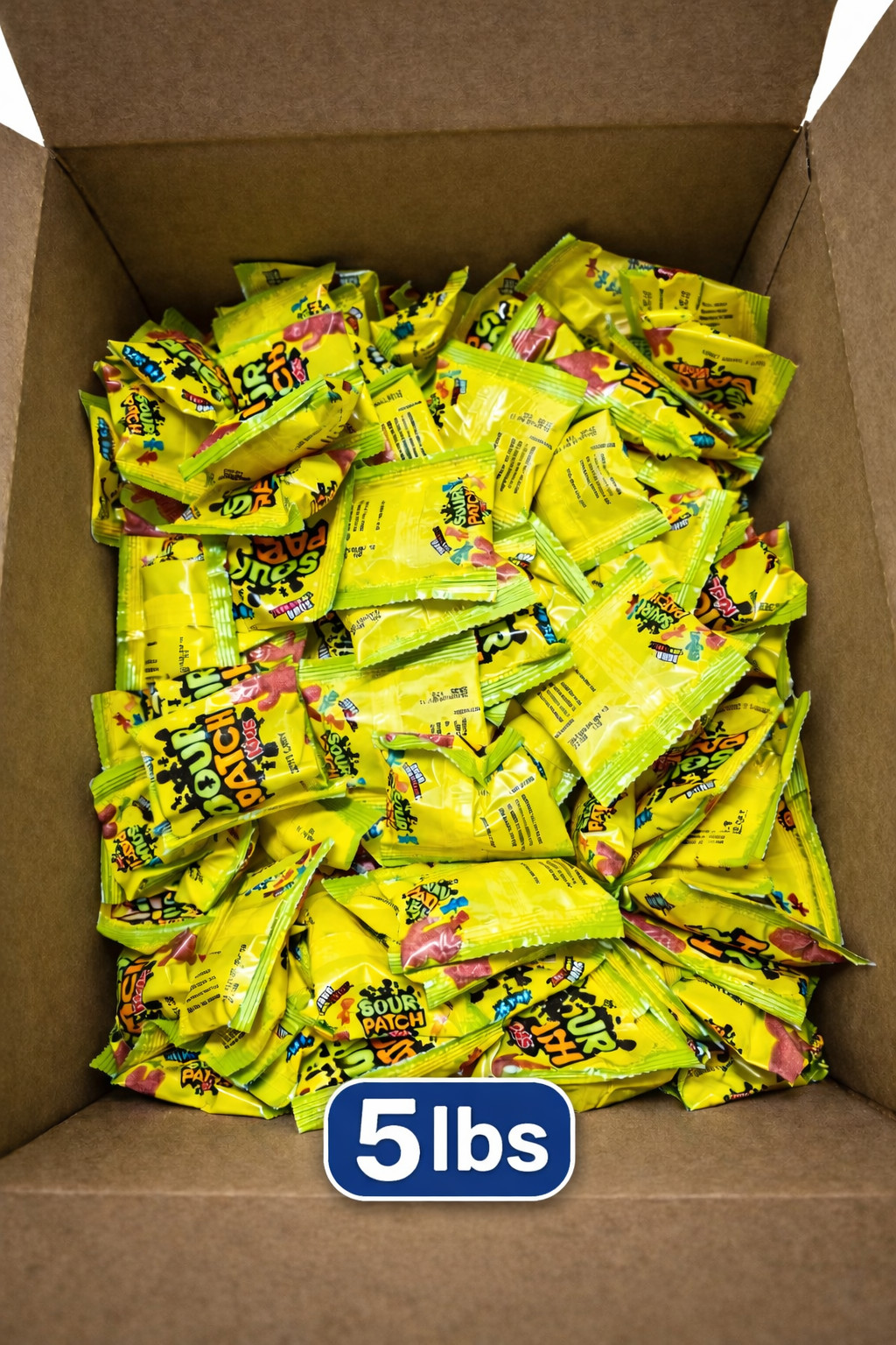 5lbs Sour Patch Kids Chewy Candy Fun Size individually Wrapped Free Shipping