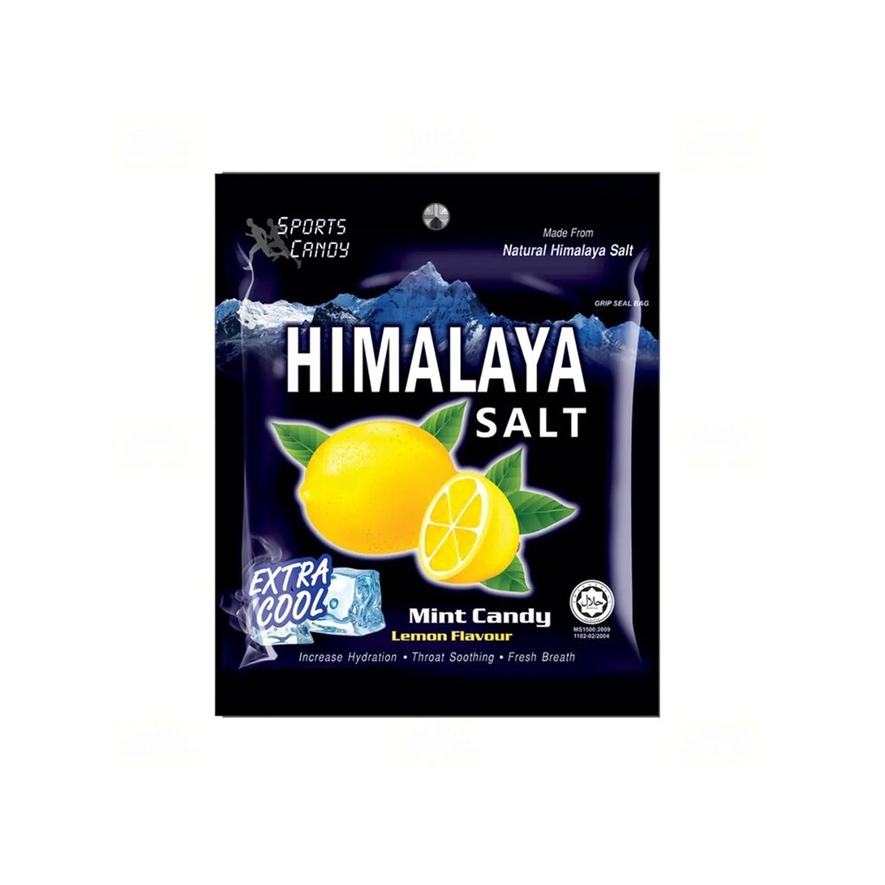 2 Box Himalaya Salt Sport Candy Sweets Mint Lemon Flavor (15g x 24 Packs)