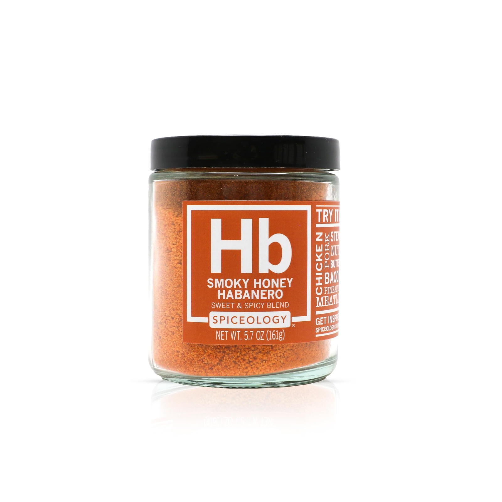 Spiceology Smoky Honey Habanero Seasoning Sweet & Spicy BBQ Rub 5.7 oz