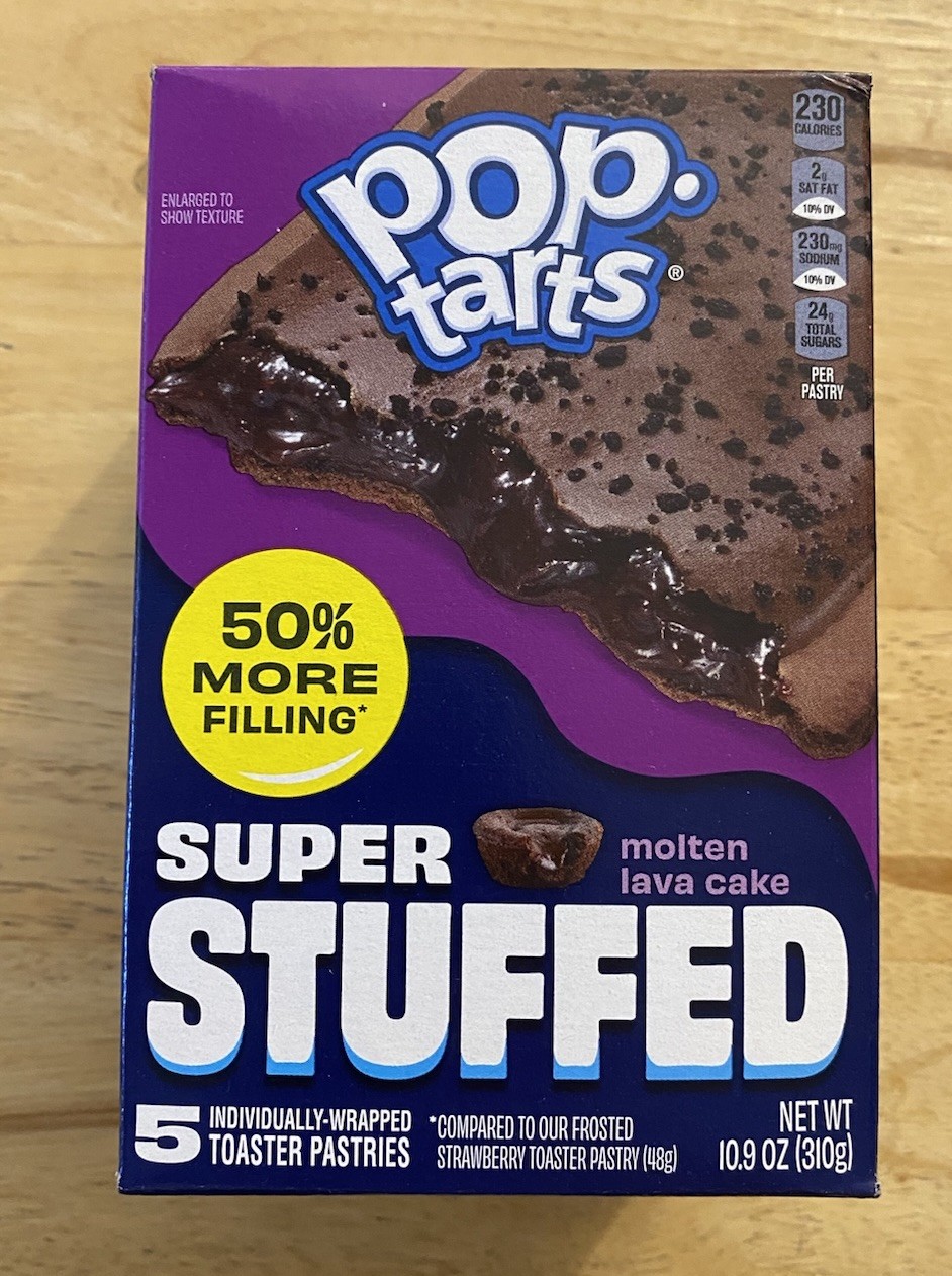 NEW KELLOGG’S FROSTED MOLTEN LAVA CAKE SUPER STUFFED POP TARTS 5 TOASTER PASTRIE