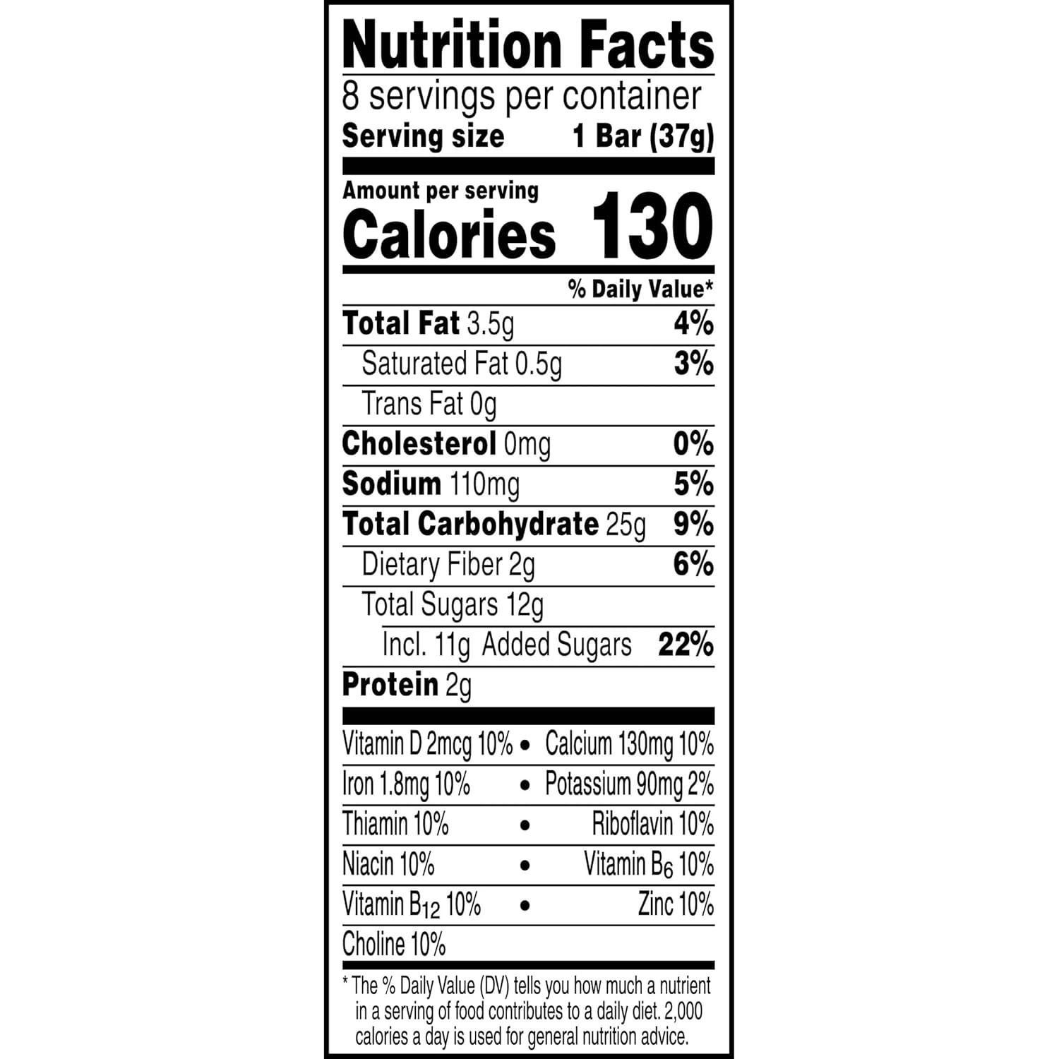 Whole Grain Breakfast Bars Variety Pack 32 Count Kids Snacks Chewy and Delicious