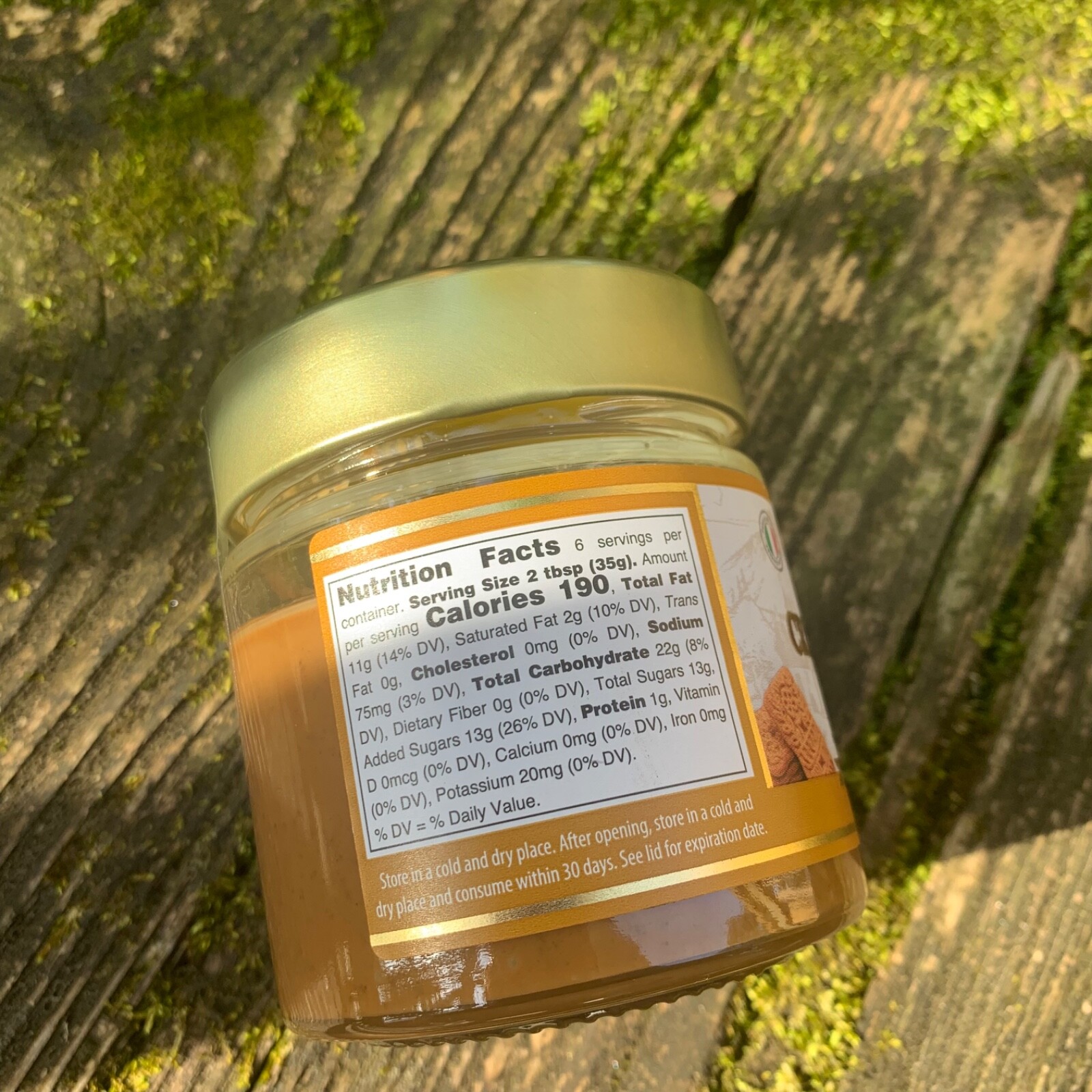Caramel Cookie Crunchy Spread | expiration: 5/2026
