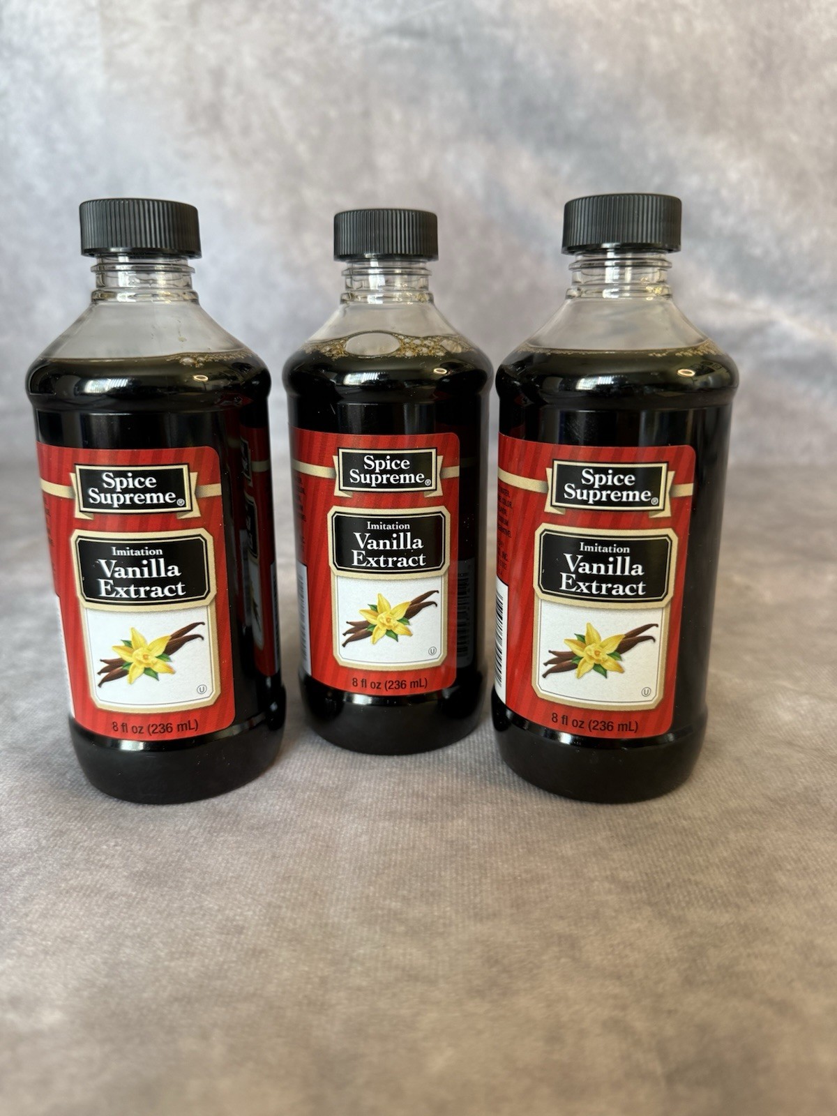 Spice Supreme Vanilla Extract, Imitation, 8-ounce (Pack of 3)