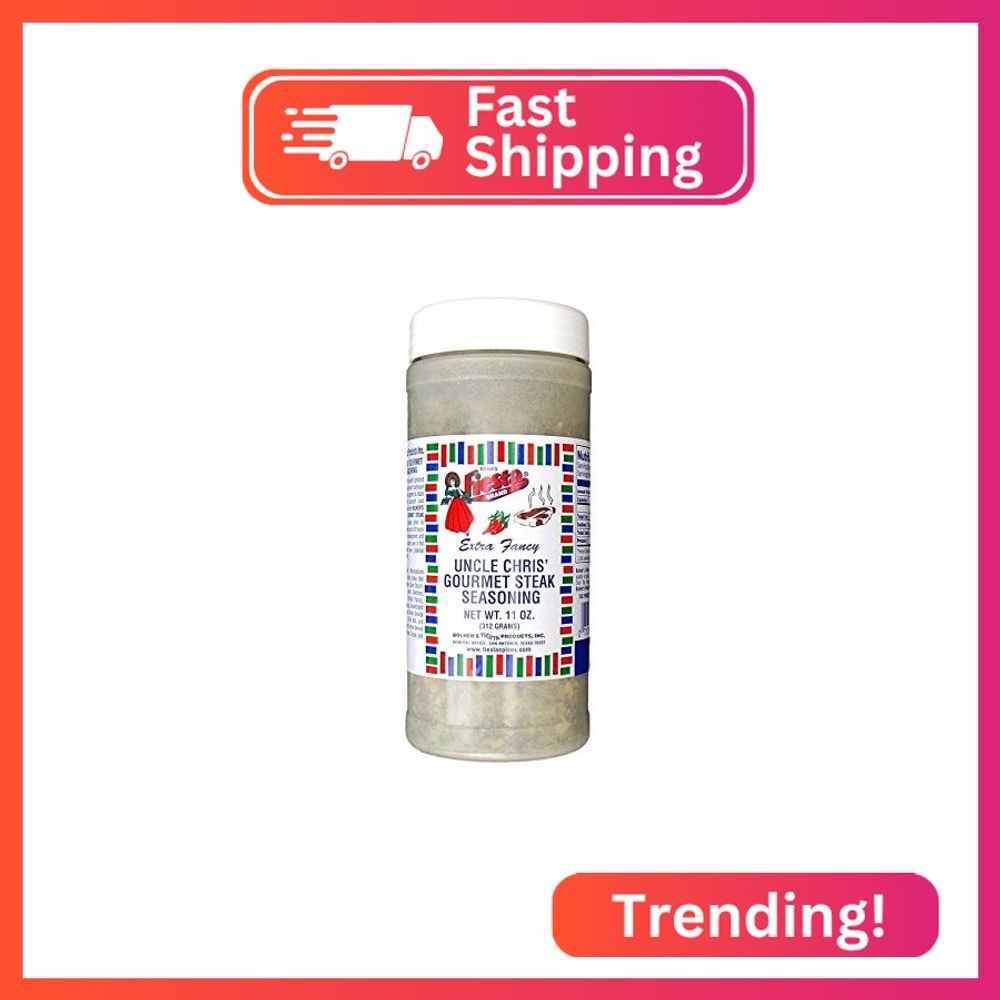 Bolner’s Fiesta Brand Uncle Chris’ Gourmet Steak Seasoning 11 Oz
